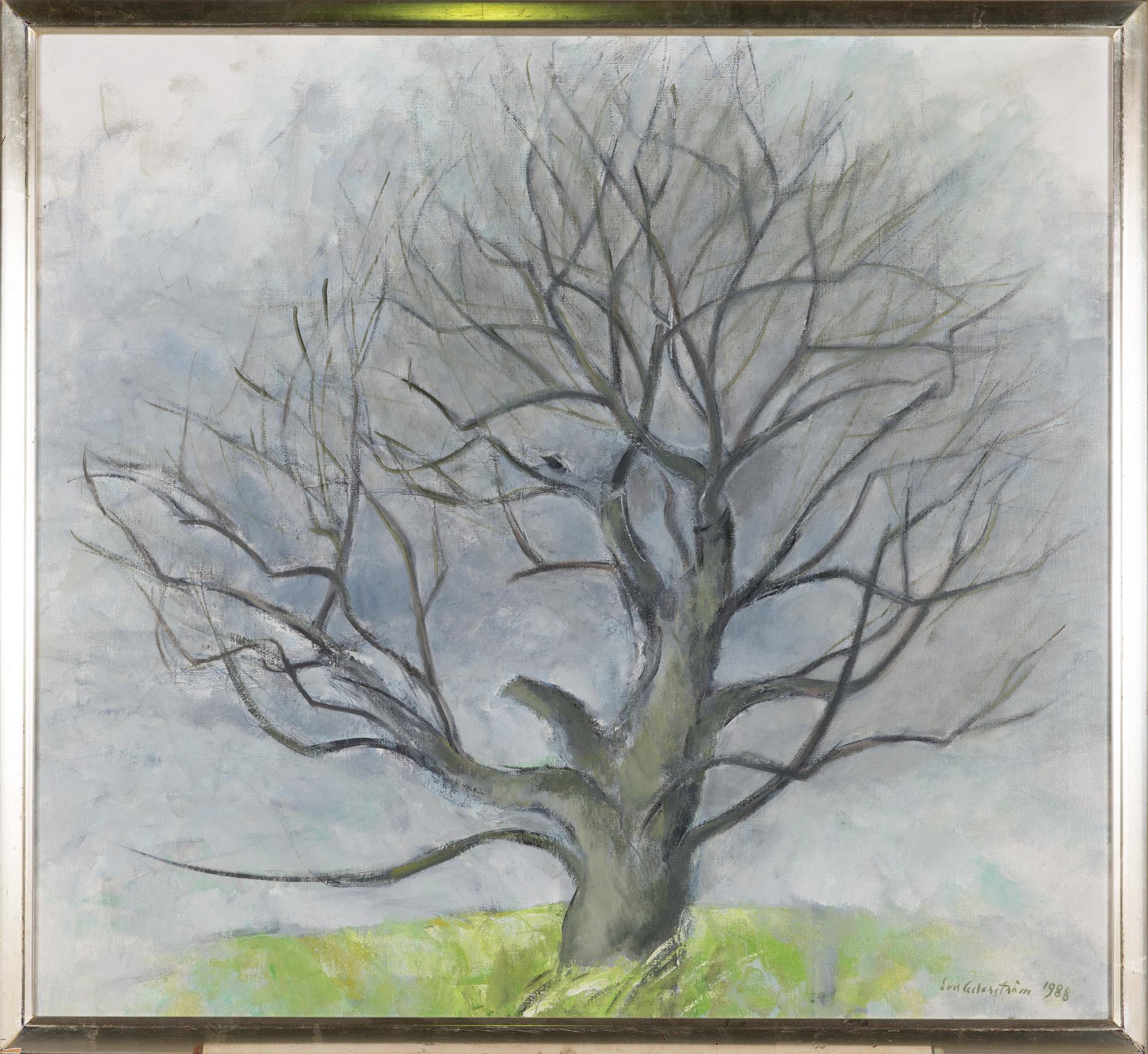 Eva Cederström, olja på duk, signerad och daterad 1988.