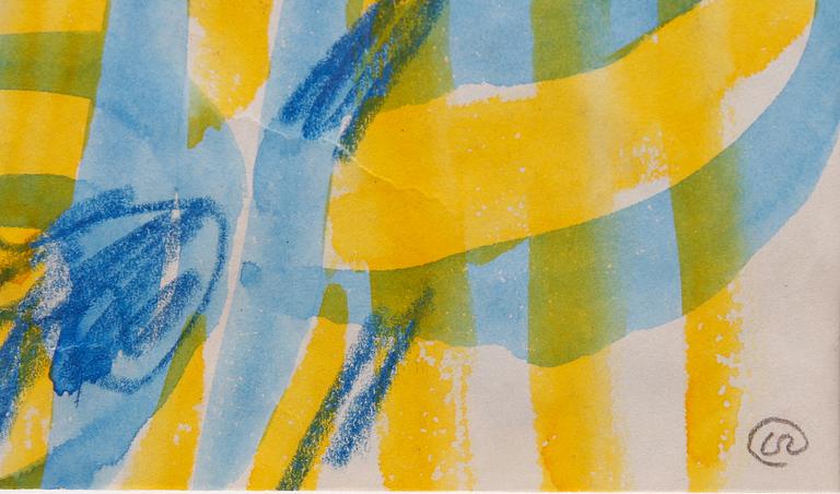 LENNART RODHE, akvarell, monogramsign.