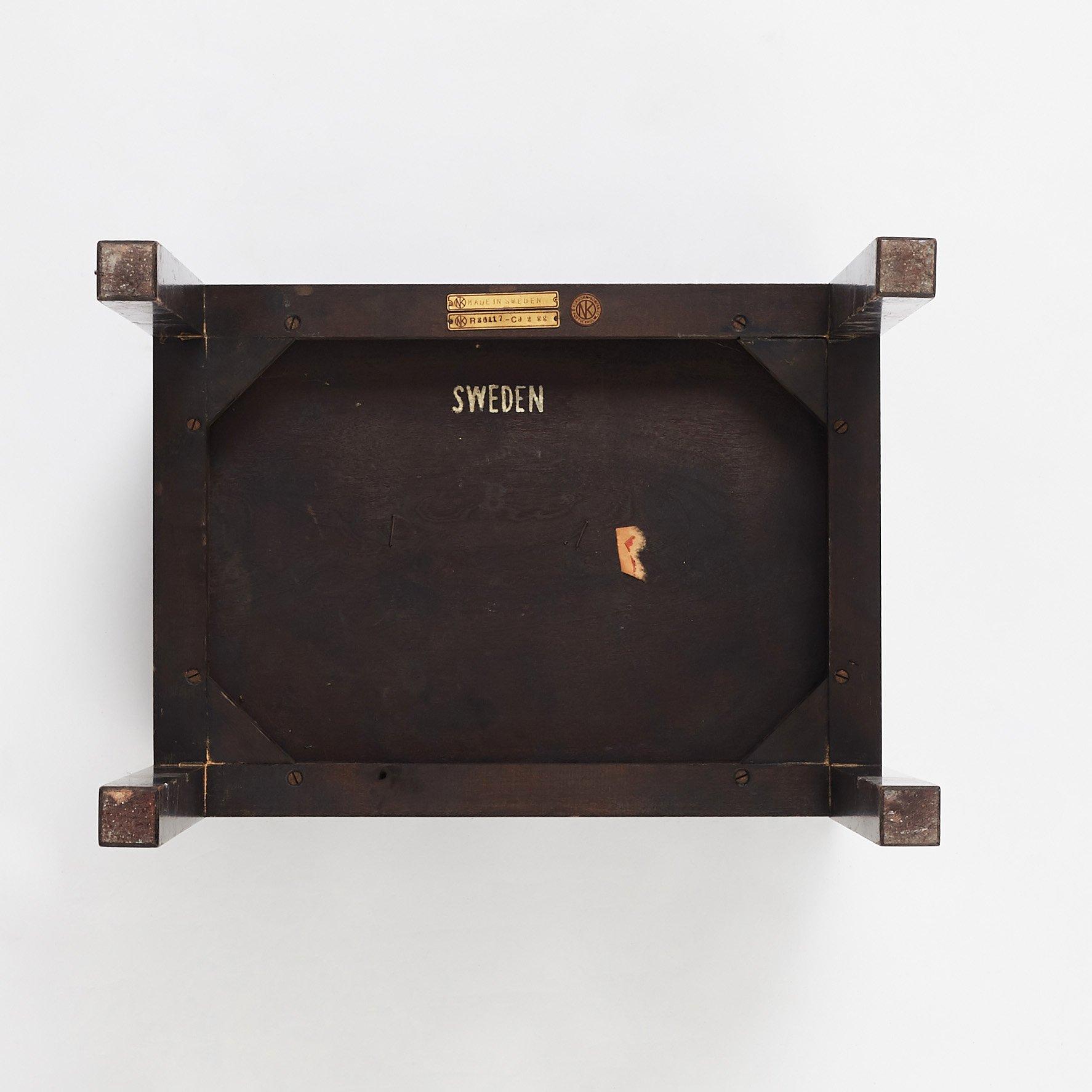 Axel Einar Hjorth, sidobord, "Typenko", sannolikt utställt i Chicago 1933, Nordiska Kompaniet 1933.