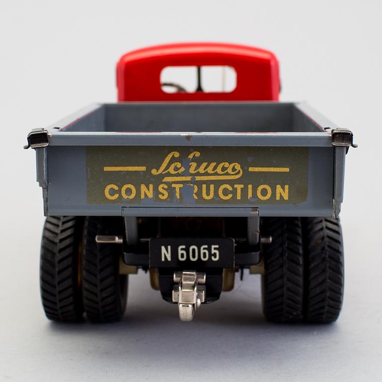 A tinplate Schuco Construction truck N 6065, Germany, 1950/60s.