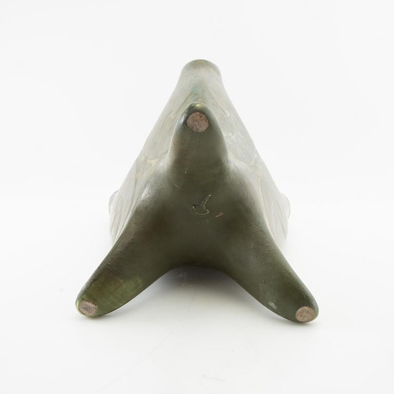 Julius Dressler Urn/Vase Jugendstil Biela near Bodenbach, Bohemia, ca 1910/15.