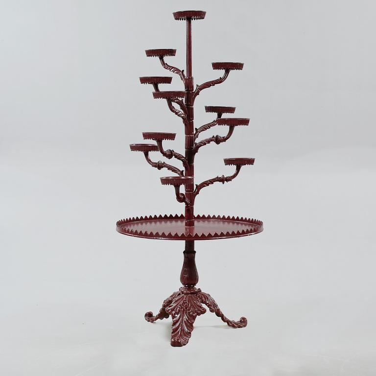 TRÄDGÅRDSBORD/ BLOMBORD, J & C.G Bolinder, Stockholm, omkring sekelskiftet 1900.