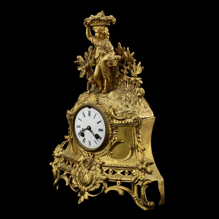 BORDSPENDYL, nyrokoko, sekelskiftet 1800/1900.