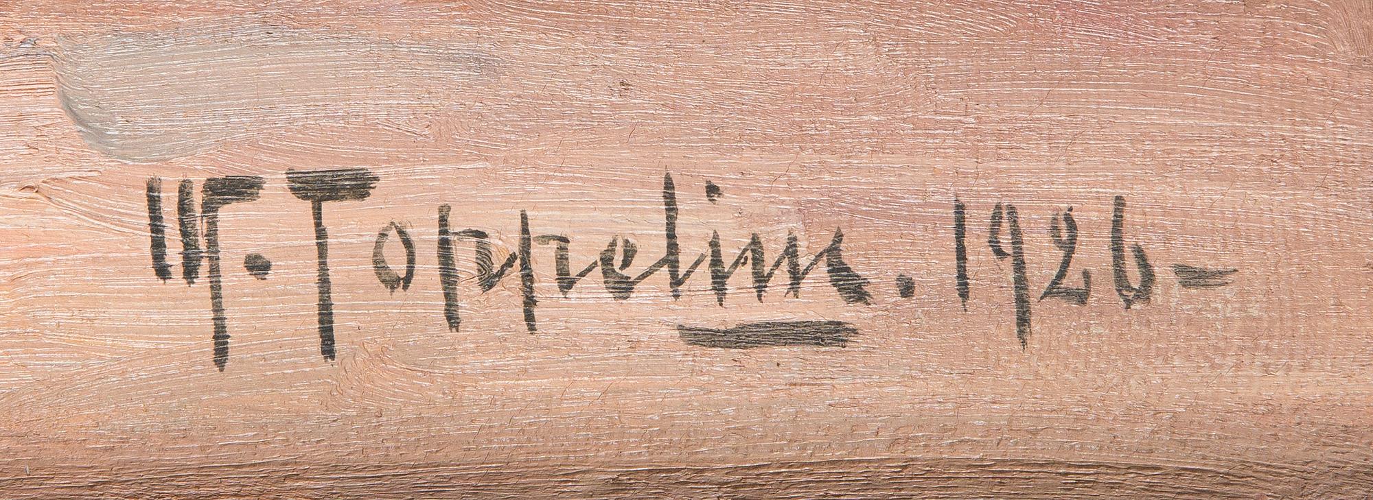 Woldemar Toppelius, Strandmotiv från skärgården.