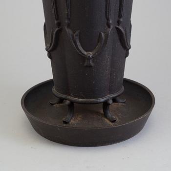 a cast iron 'Paraplyställ N:r 1' umbrella stand, Näfveqvarns Bruk.