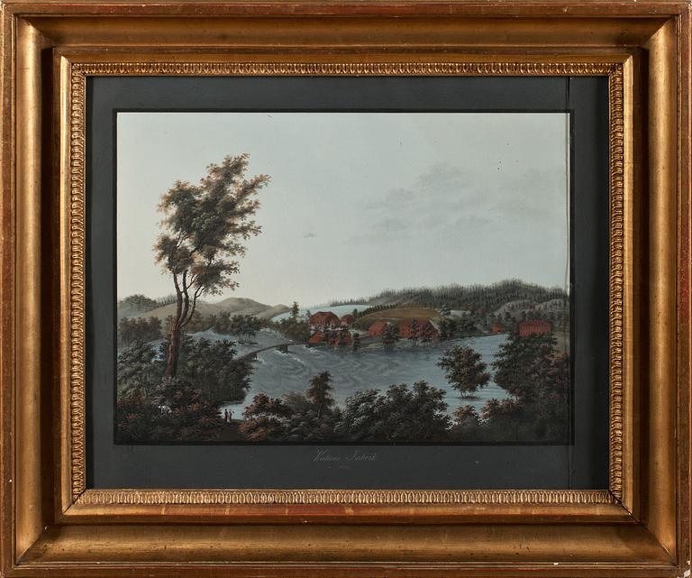 OKÄND KONSTNÄR, akvarell, daterad 1831.