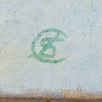 JENS SINDING CHRISTENSEN, olja på duk, monogram sign.