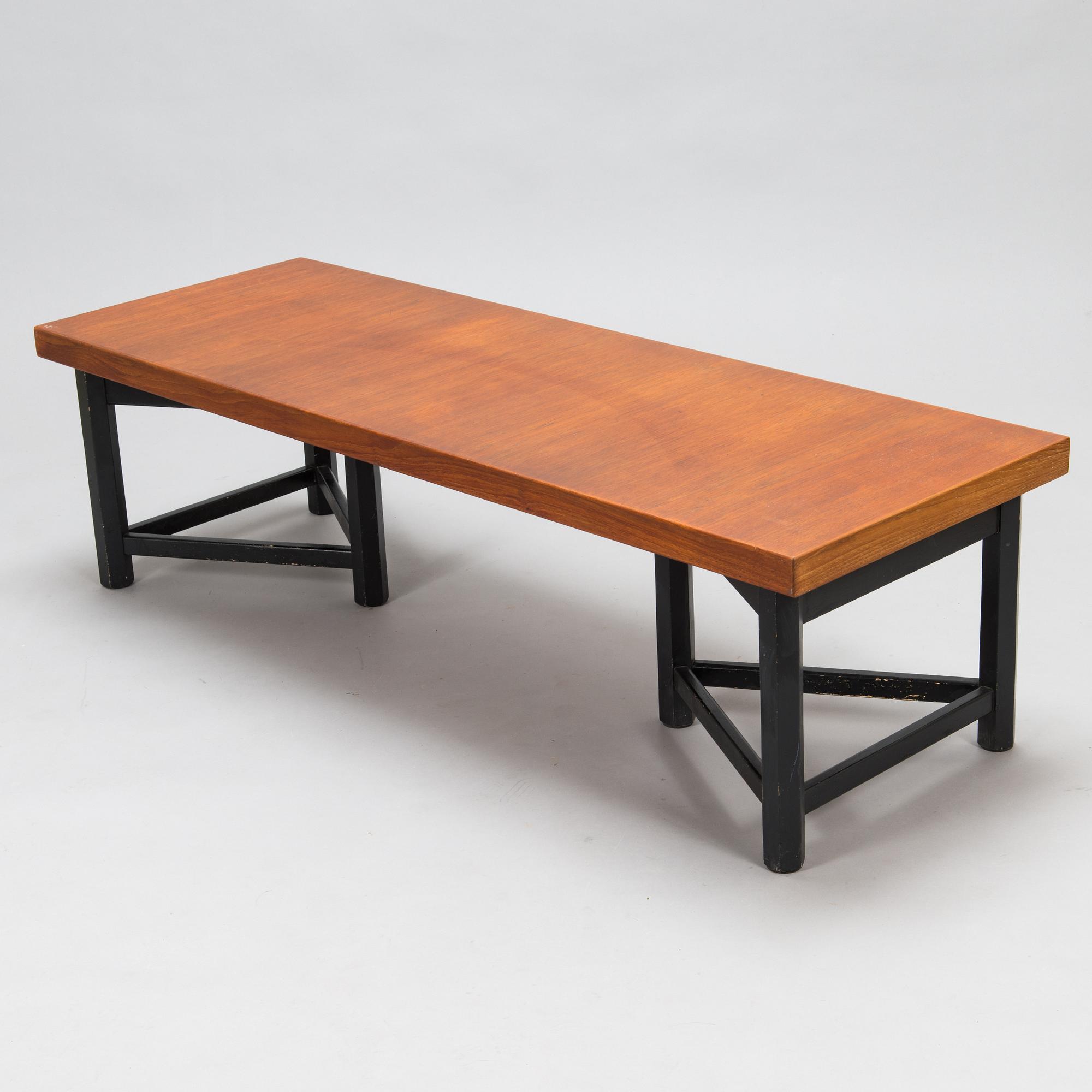 Carl Gustaf Hiort af Ornäs, A mid-20th-Century "TV-bench" for HMN Huonekalu Mikko Nupponen, Lahti, Finland.