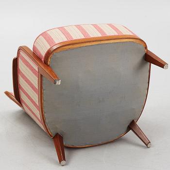 A Swedish Modern armchair, mid-20th Century.