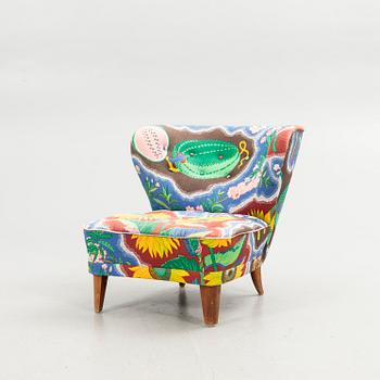Gösta Jonsson, attributed, armchair, "Swedish Modern", 1940s/50s.
