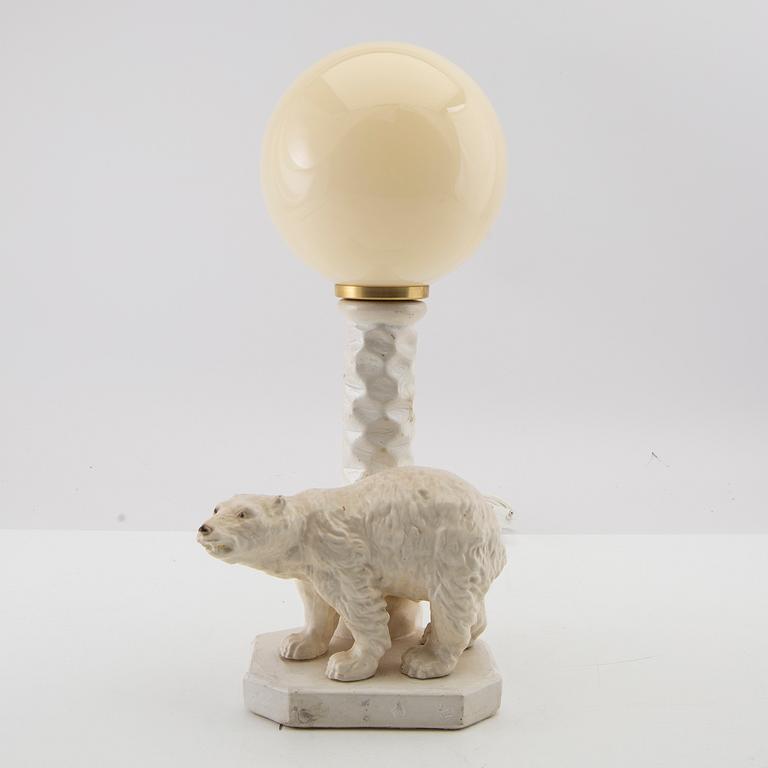 Bordslampa 1900-talets mitt.