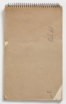 Lotte Laserstein, 10 små skissblock med teckningar.