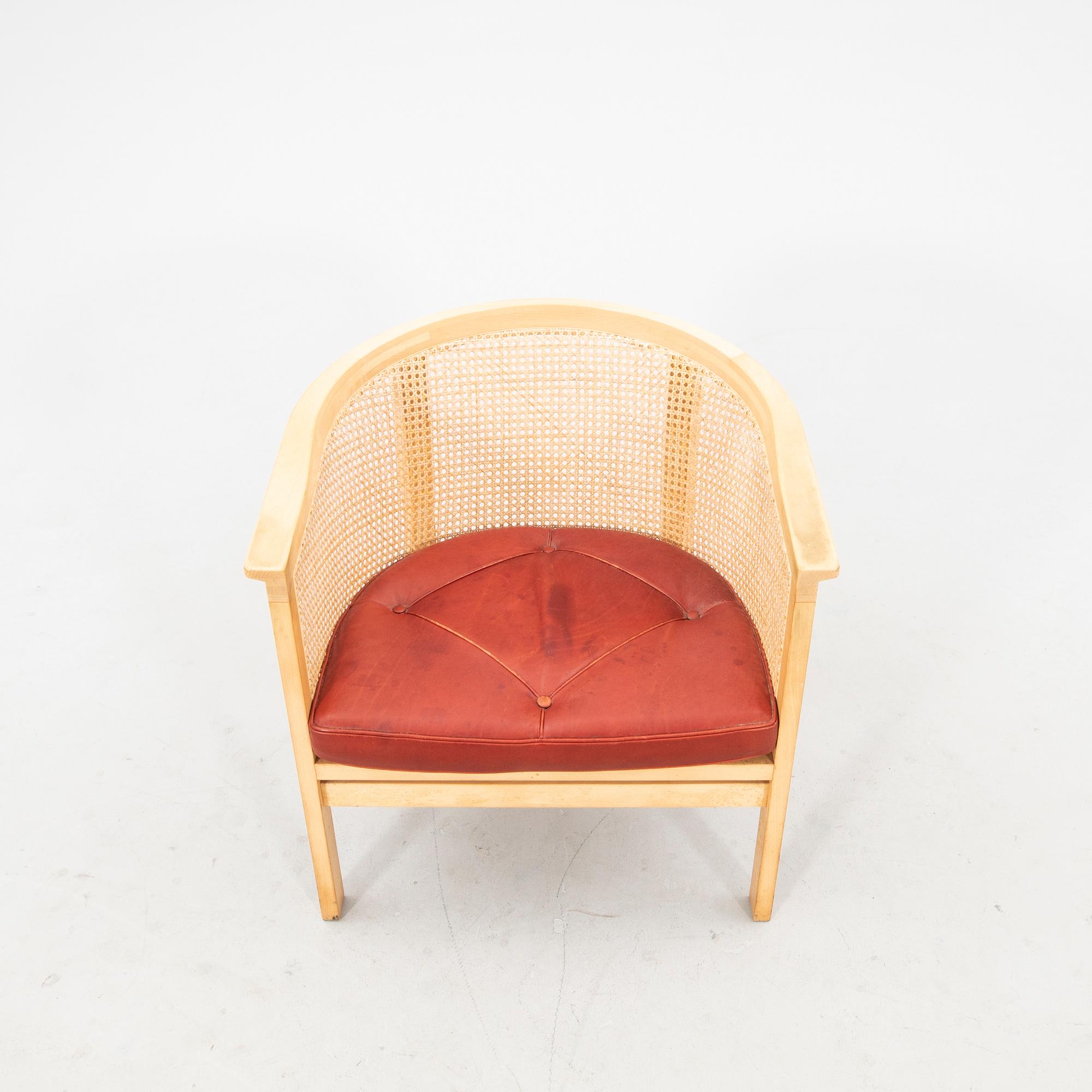 Rud Thygesen & Johnny Sörensen sofa and armchair "Kongeserien" late 20th century.
