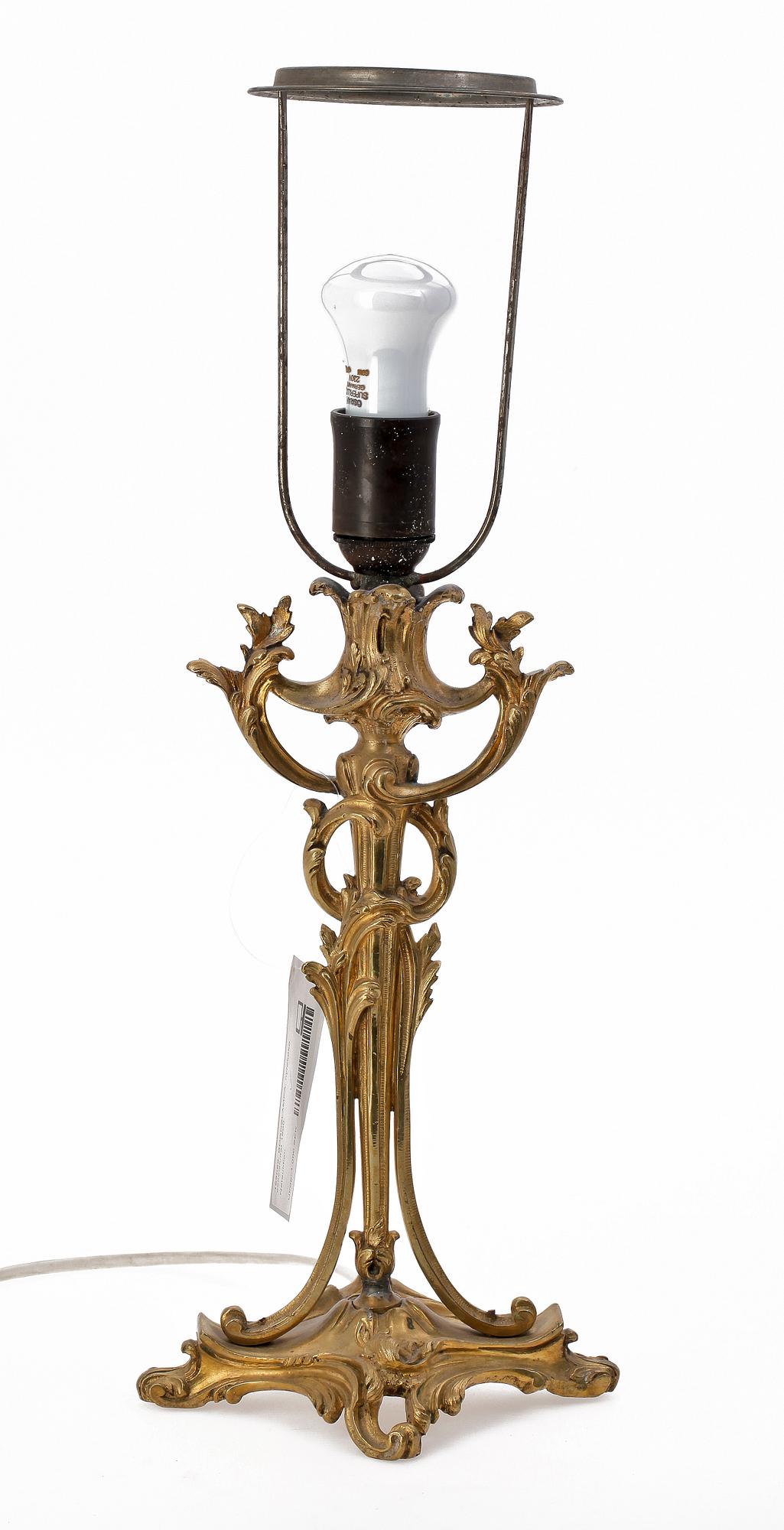 BORDSLAMPA, nyrokoko, sekelskiftet 1900.