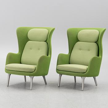 Jaime Hayon, fåtöljer, ett par, "Ro JH1", Republic of Fritz Hansen, 2016.