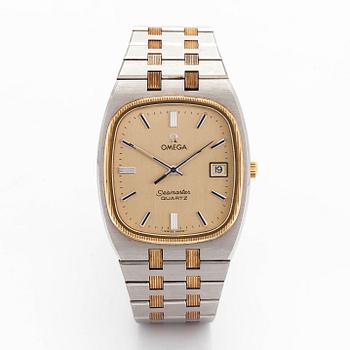 Omega, Seamaster, Quartz, wristwatch, 33 x 39 mm.