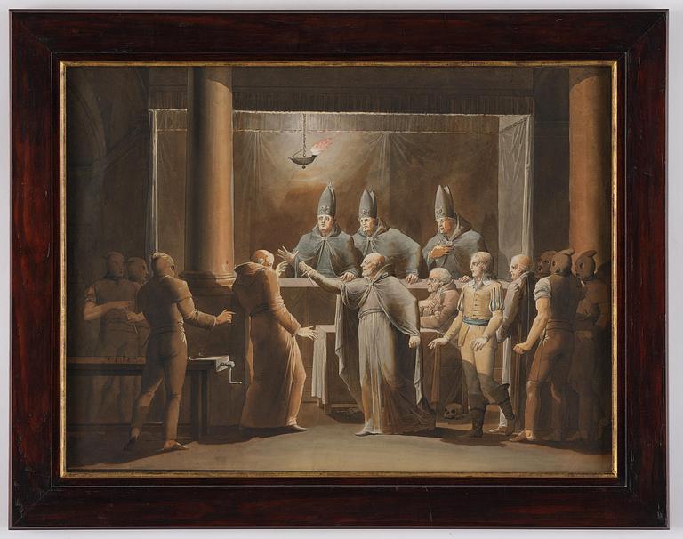 Pehr Emanuel Limnell, Scene from The Italian or The Ruins at Paluzzi.
