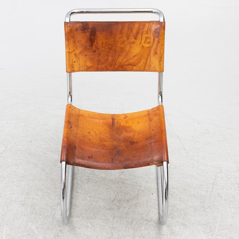 Ludwig Mies van der Rohe, Chair, "MR10", Thonet, likely 1970s.