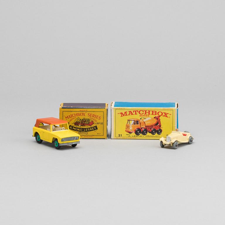 LESNEY MATCHBOX SERIES FOUR CARS.