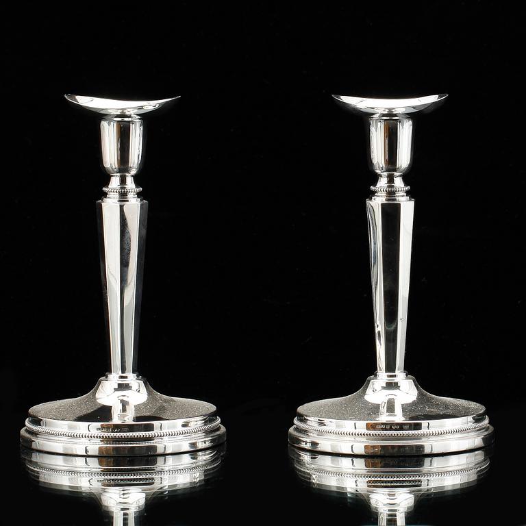 LJUSSTAKAR, silver, MGAB, Uppsala, 1957.