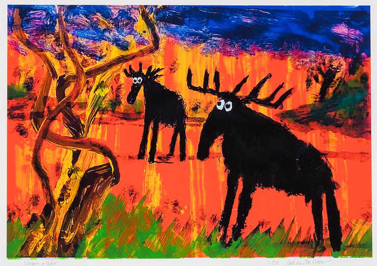 Carl Johan De Geer, "Skogen glöder".