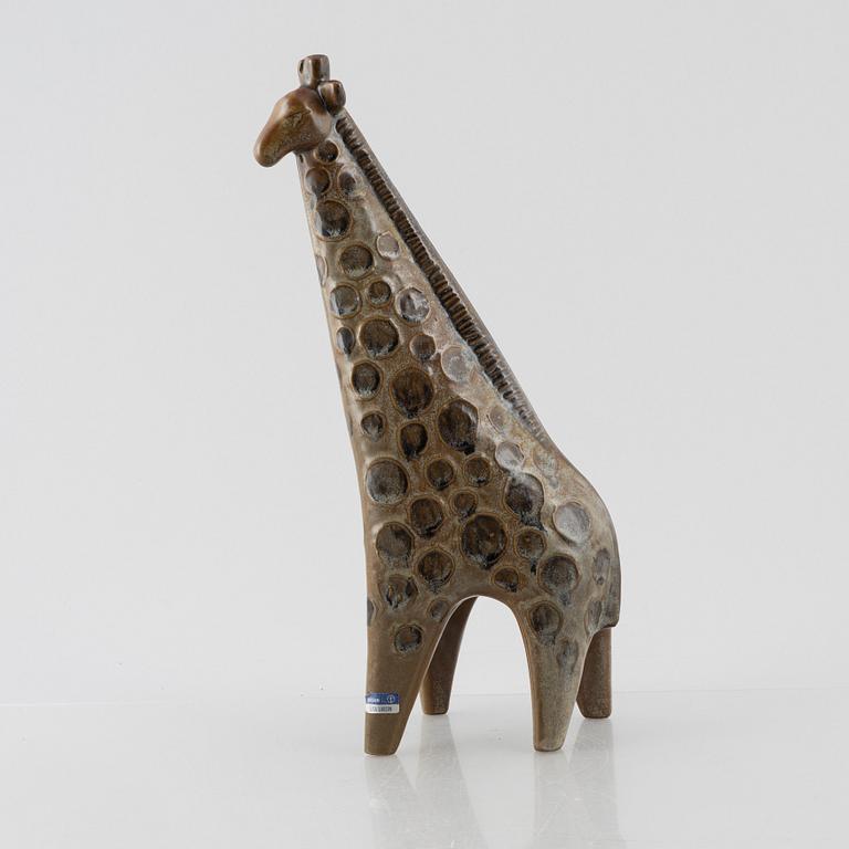 Lisa Larson, figurin, stengods, "Giraff", ur serien "Stora Zoo", Gustavsberg.