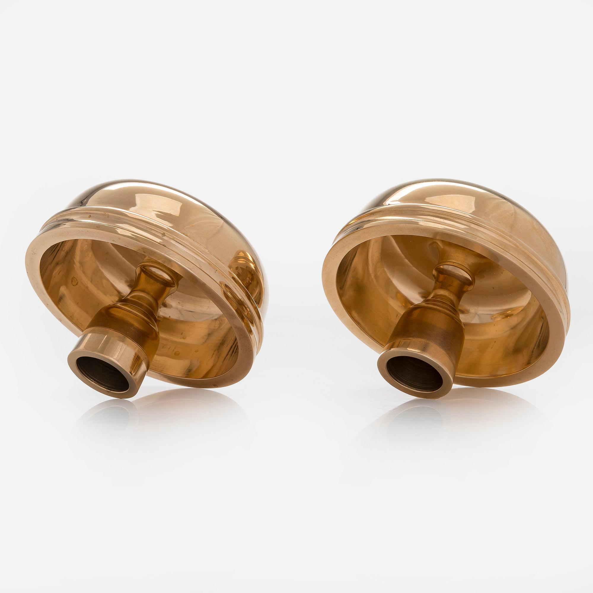 Bertel Gardberg, A pair of bronze candlesticks for Boda Finland.