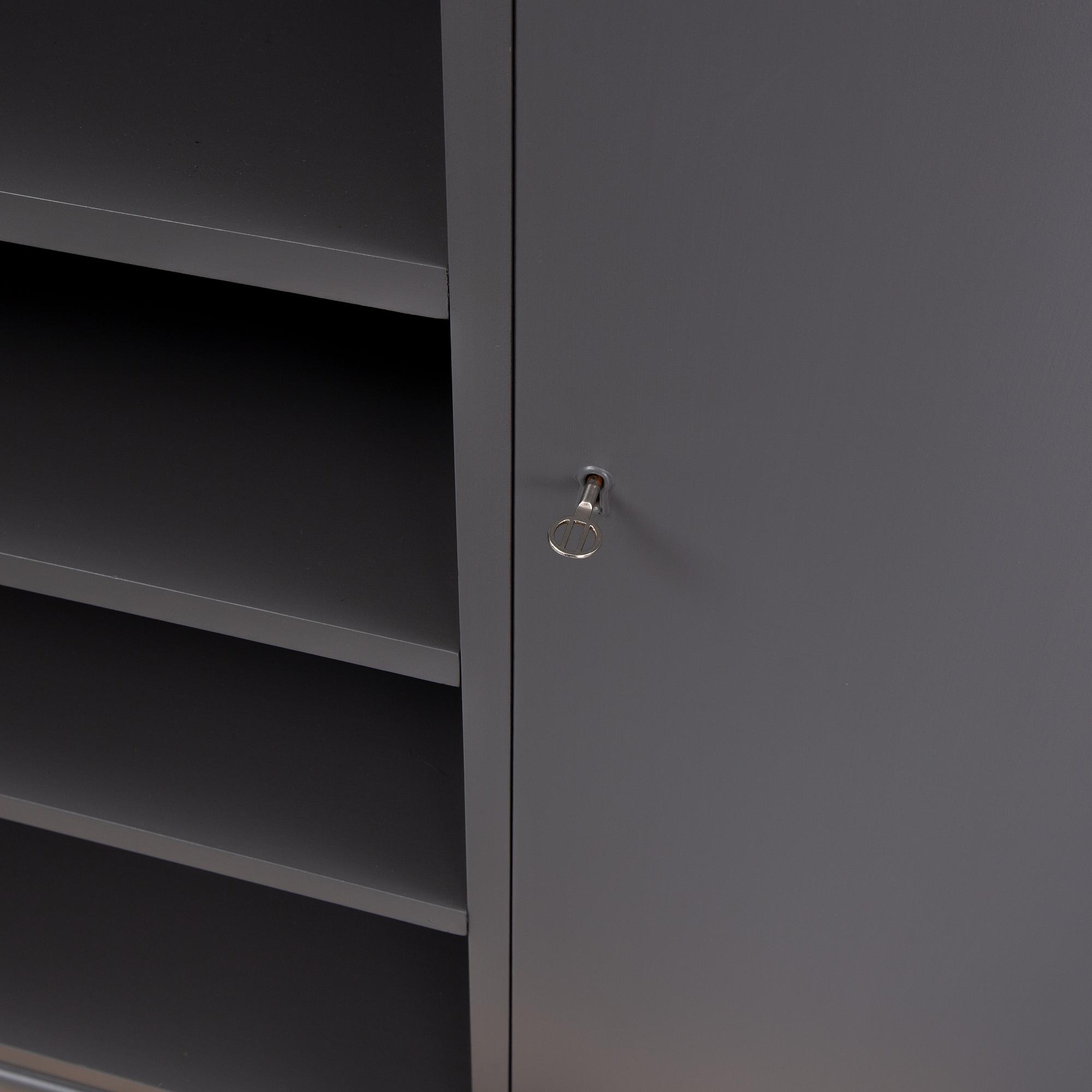 A first half of the 20th Century painted book case.