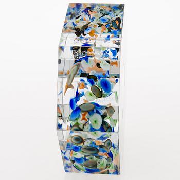 OIVA TOIKKA, a 'Liplatus' glass sculptur signed Oiva Toikka Iittala 2010 25/30.