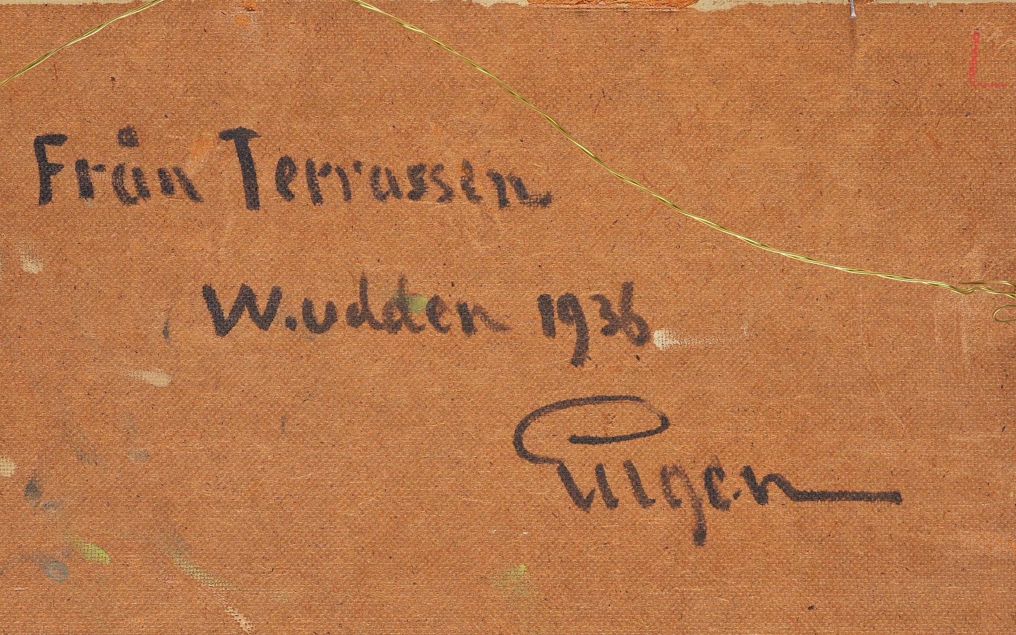 Prins Eugen, "Från Terrassen, W.udden".