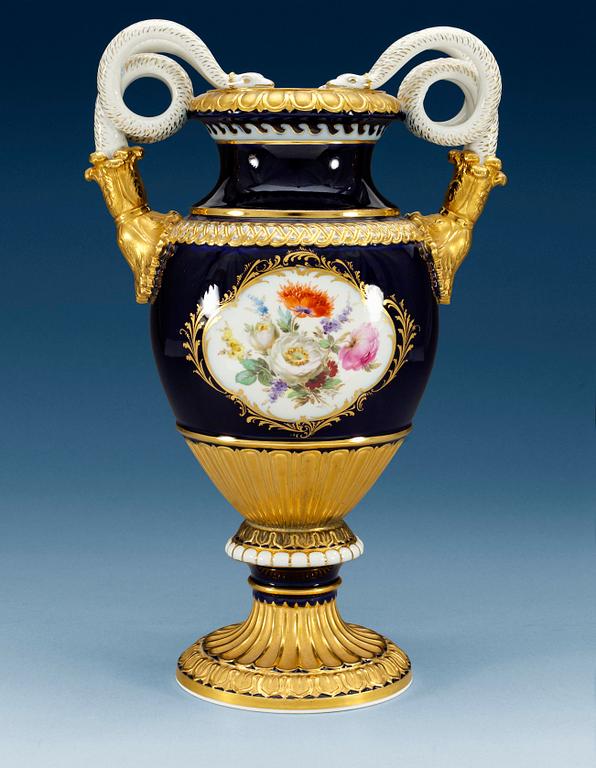 A Meissen vase, second half of 19th Century.