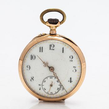 Pocket watch, 33.5 mm.