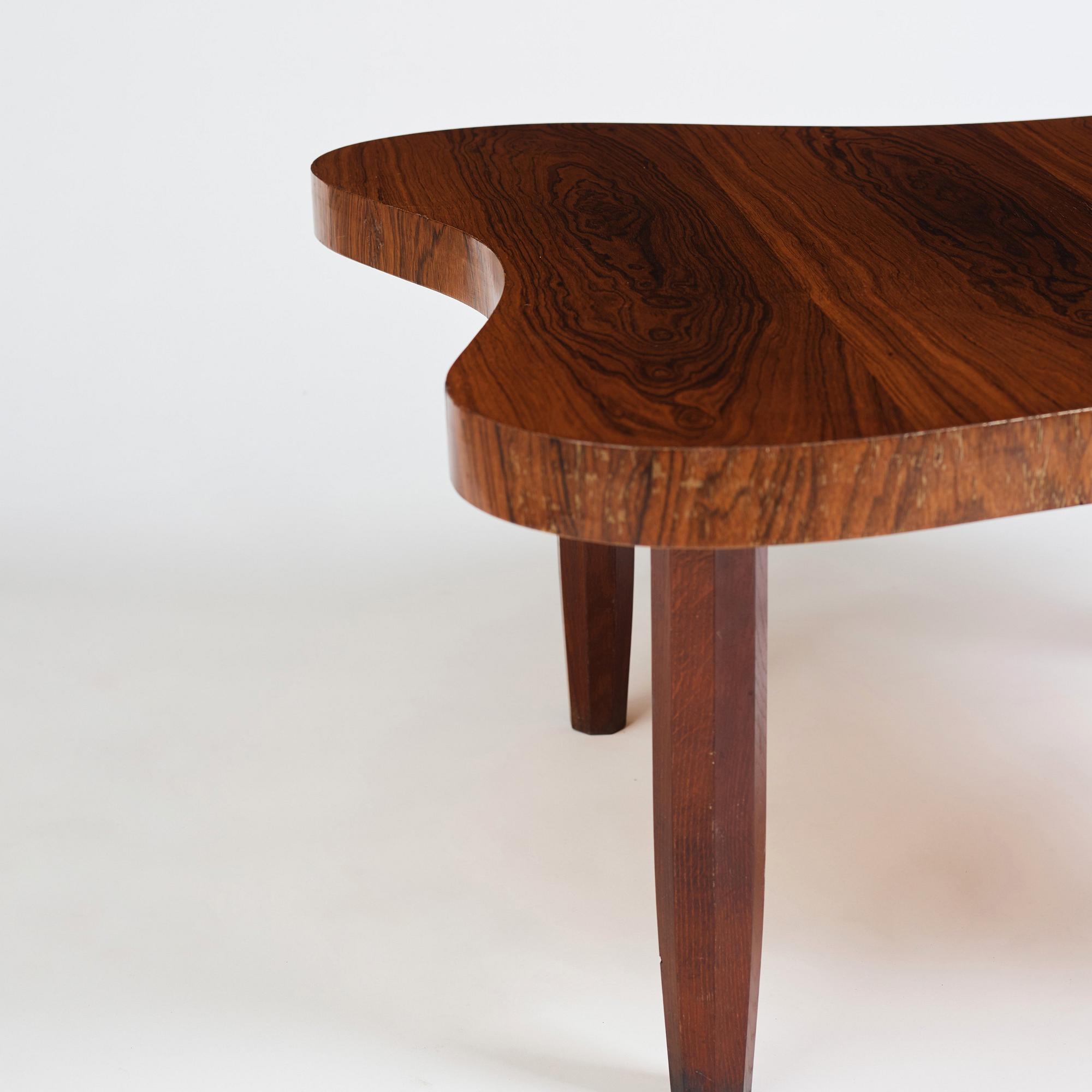 Sten Blomberg, attributed to, coffee table, Meeths, Swedish Modern 1940s.