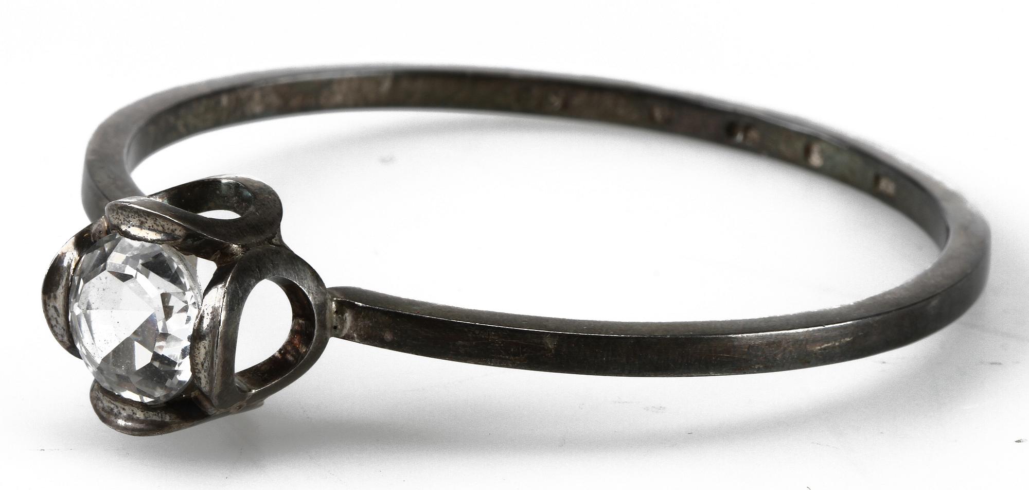 SMYCKESET, 3 delar, silver, Cecilia I K Johansson, Göteborg. 1940-tal.