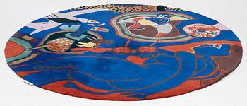 Beverloo Corneille, after, a tufted 'Elégie d'un étè' carpet, diameter 210 cm.