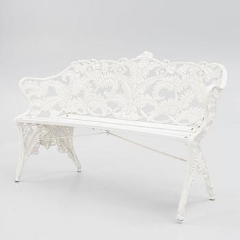 A garden sofa, Melins Metallgjuteri, Anderstorp, second half of the 20th Century.