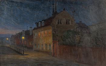 Aron Gerle, Street at Dusk.