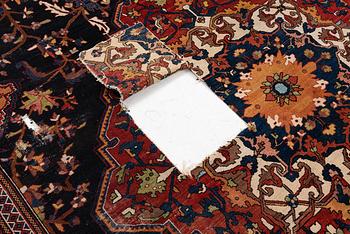 An antique 'khan carpet', Bakhtiari, western persia. c. 550 x 350 cm.
