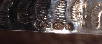 PARTI SILVER, 3 delar. 1800/1900-tal.