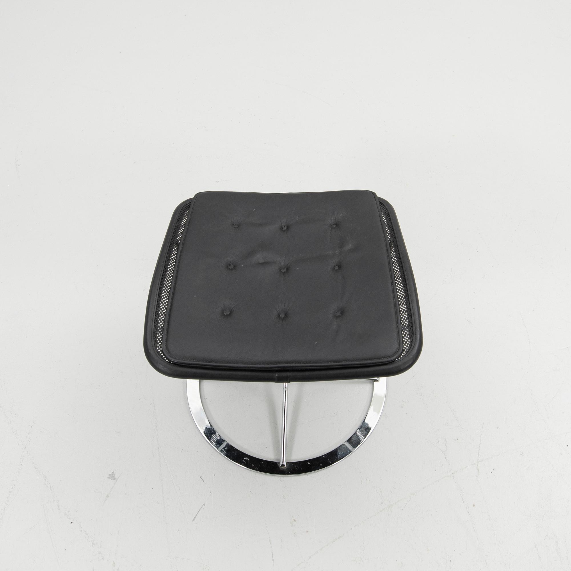 Bruno Mathsson, armchair with footstool, "Jetson".