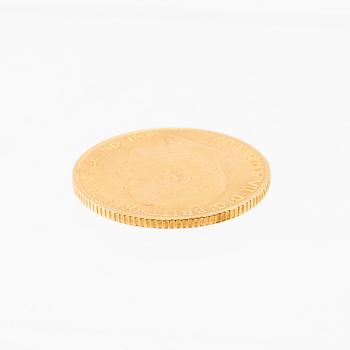 Guldmynt 1/2 sovereign Storbritannien 1906.