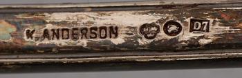 SOPPSLEV, silver, K Anderson, Stockholm 1906. Vikt ca 214 gram.