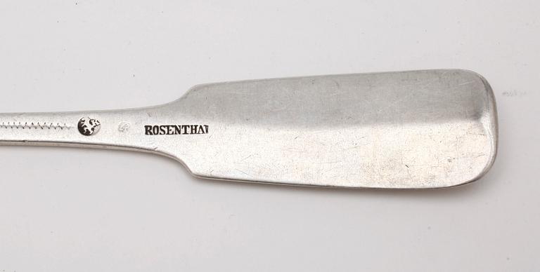 PARTI SILVERBESTICK, 13 delar, mest Tyskland. 1900-tal. Tot ca 816 gram.