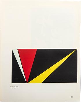 "Konkret Realism, Baertling, Jacobsen, Mortensen", catalog signed 94/200, with silkscreen prints, Stockholm 1956.