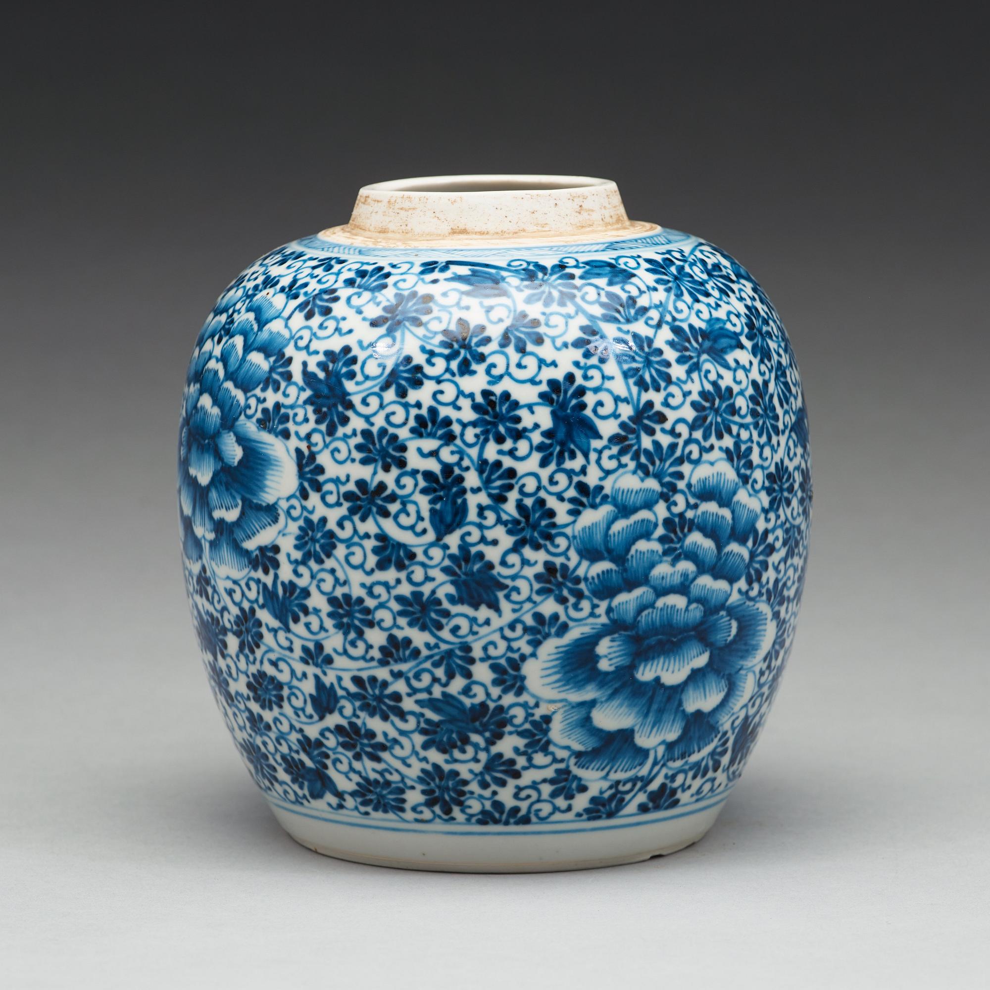 BOJAN, porslin. Qingdynastin, 1700-tal.