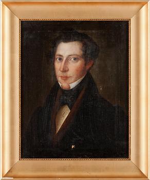 CARL PETER LEHMANN, olja på duk, sign o dat a tergo 1834.