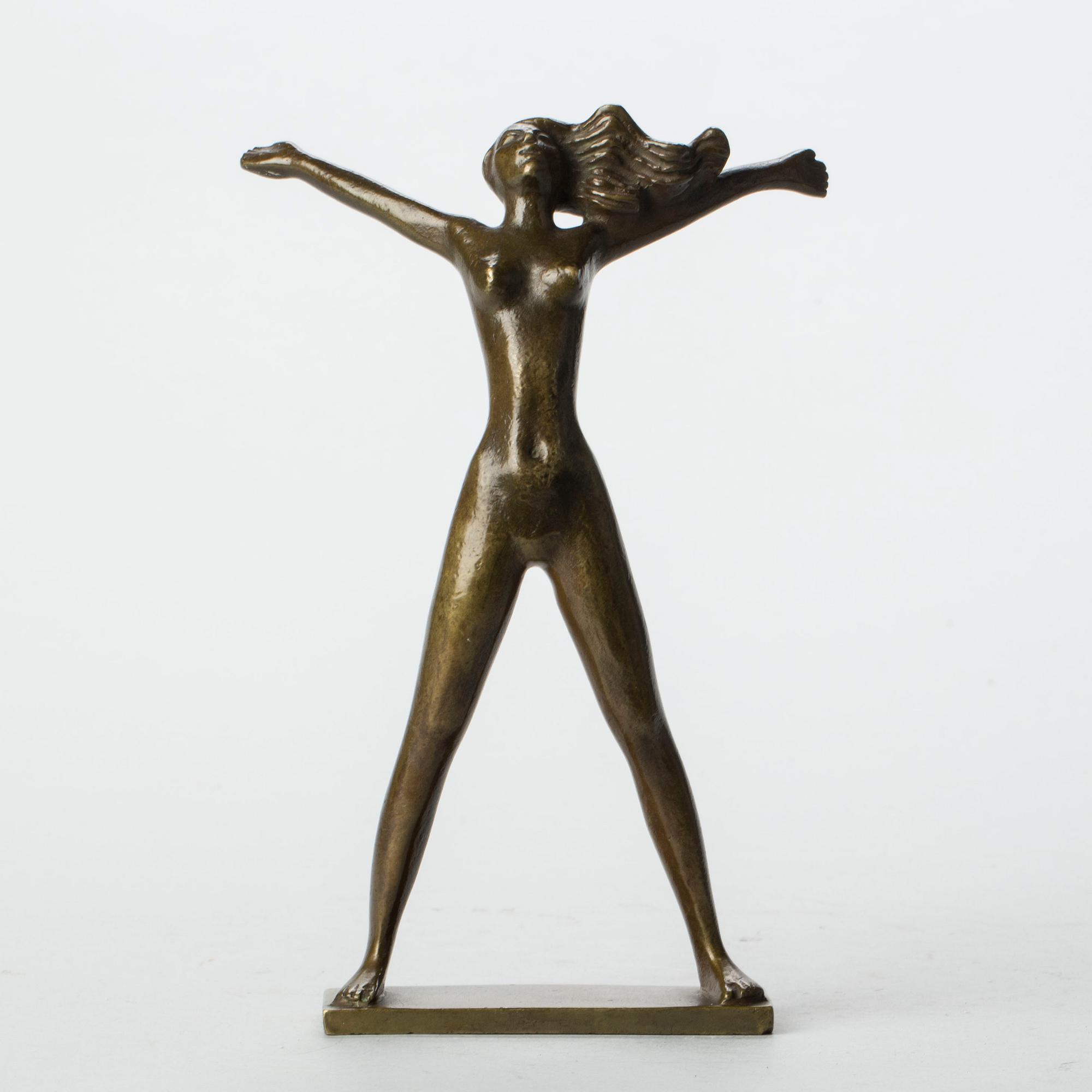 STIG BLOMBERG, skulptur, Ystad Brons, signerad.