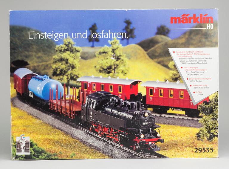 MARKLIN HO 29535 Digital Starter Freight Train Set.