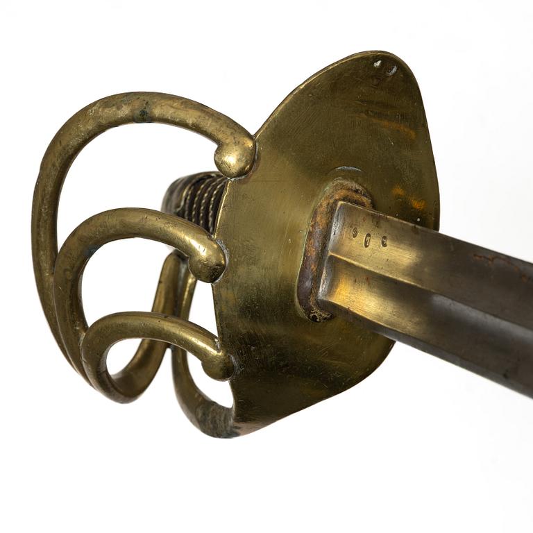 Pallasch för kyrassiär, Frankrike, 1800-talets början.