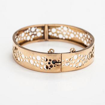 Liisa Vitali, Armband "Muurahaisenpolku", 14K guld. Aatos Johannes Hauli, Helsingfors 1968.